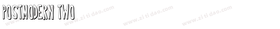 Postmodern Two字体转换